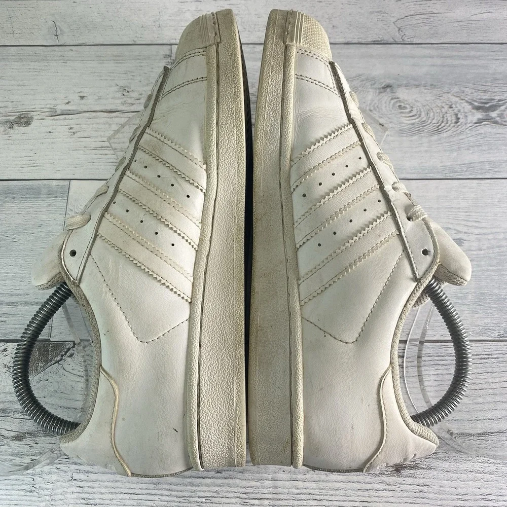 Adidas Superstar Foundation Shoes Mens 5.5 White Casual Walking Sneakers Retro